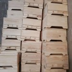 صناديق خشبية للتخزين